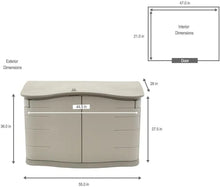 Load image into Gallery viewer, Rubbermaid Outdoor Storage Shed: Small, Weather Resistant, Backyard/Home