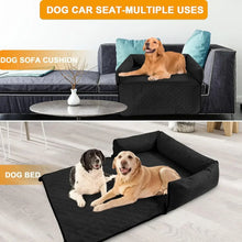 Load image into Gallery viewer, Safe and Comfortable Dog Car Seat Bed for Small to Mid Dogs, Adjustable Straps