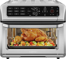 Load image into Gallery viewer, Stainless Steel Air Fryer Toaster Oven Combo with Probe Thermometer