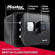 Load image into Gallery viewer, Home Safe with Digital Keypad &amp; Override Key Fireproof Waterproof