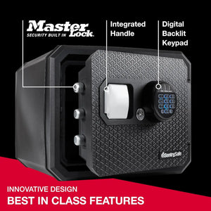 Home Safe with Digital Keypad & Override Key Fireproof Waterproof