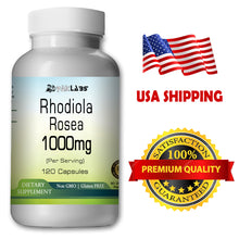 Load image into Gallery viewer, Rhodiola Rosea 1000 mg High Potency 120 Capsules Big Bottle 1000 mg USA SHIP PL