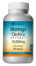 Load image into Gallery viewer, Moringa Oleifera 5000mg Large Bottles Of 120 Capsules Per Serving Sunlight