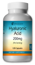 Load image into Gallery viewer, Hyaluronic Acid 200mg Large Bottles Of 120 Capsules Per Serving Sunlight