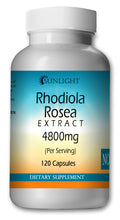 Load image into Gallery viewer, Rhodiola Rosea 4800mg Large Bottles Of 120 Capsules Per Serving  Sunlight