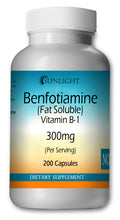 Load image into Gallery viewer, Benfotiamine 300mg Large Bottles Of 200 Capsules Per Serving-Sunlight