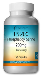 Phosphatidyl Serine 200mg Large Bottles Of 60 Capsules Per Serving Sunlight