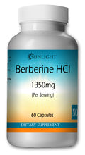 Load image into Gallery viewer, Berberine HCl 1350mg Serving, 60 Capsules - Gluten Free, Vegetarian &amp; Non-GMO SL