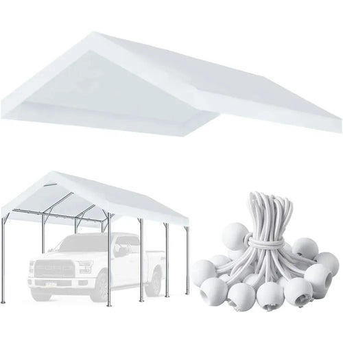 10x20 Tent Canopy Replacement Cover, Fits Garage, Refuge, Events, Frame Not Incl.