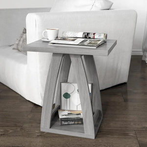 "Modern 2-Piece Side Table Set - 2-Tier Nightstand for Living Room & Bedroom