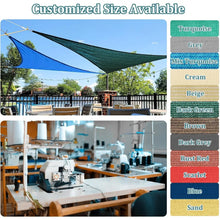 Load image into Gallery viewer, Premium 20&#39; x 20&#39; Rectangle Sun Shade Sail - Breathable Patio Canopy, Sand Color