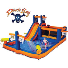 Load image into Gallery viewer, Massive 20x12&#39; Inflatable Water Park Bounce House | Wet &amp; Dry Play, Tunnel Cannons, Blower Provided