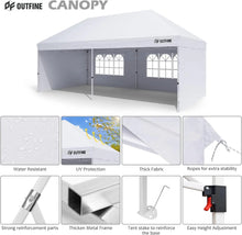 Load image into Gallery viewer, Commercial Canopy Gazebo Tent 10&#39;x20&#39; | Patio Outdoor Shade Shelter