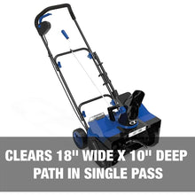 Load image into Gallery viewer, 48V Cordless Snow Blower - 18-Inch, Includes 2 x 4.0Ah Batteries &amp; Charger, Blue