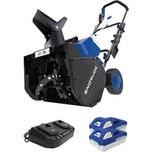 Load image into Gallery viewer, 48V Cordless Snow Blower - 18-Inch, Includes 2 x 4.0Ah Batteries &amp; Charger, Blue