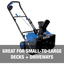 Load image into Gallery viewer, 48V Cordless Snow Blower - 18-Inch, Includes 2 x 4.0Ah Batteries &amp; Charger, Blue