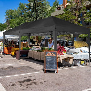 10x20 Pop Up Canopy with 6 Sidewalls Waterproof UPF 50+ Portable Event Shelter Gazebo