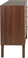 Load image into Gallery viewer, Cherry Mid-Century 6 Drawer Dresser | Bedroom Vanity Table, 52.50&quot; Wide