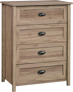 County Line 4 Drawer Chest, Salt Oak Finish