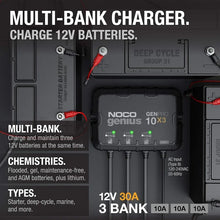 Load image into Gallery viewer, 30A Smart Battery Charger - 12V Waterproof Boat Charger &amp; Maintainer