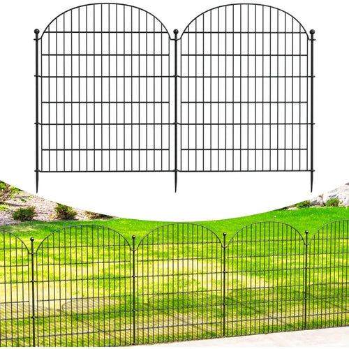 10-Pack Decorative Garden Metal Fence - 32