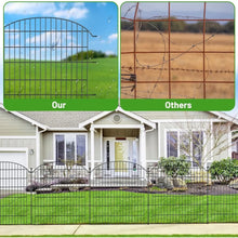 Load image into Gallery viewer, 10-Pack Decorative Garden Metal Fence - 32&quot; x 23.6 Ft Sections, Animal Barrier