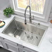 Load image into Gallery viewer, Stainless Steel Drop In Kitchen Sink, 33x19 Inch Drop-In Kitchen Sink, 33&quot; Wide