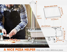 Load image into Gallery viewer, Outdoor Portable Stainless Steel Pizza Oven with Wood Shavings, Easy to Use