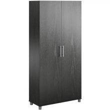 Load image into Gallery viewer, 36&quot; Utility Storage Cabinet | Black Oak Finish for Garage, Basement, or Laundry