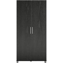 Load image into Gallery viewer, 36&quot; Utility Storage Cabinet | Black Oak Finish for Garage, Basement, or Laundry