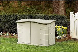 Rubbermaid Outdoor Storage Shed: Small, Weather Resistant, Backyard/Home
