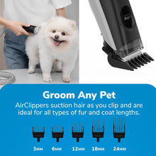 Load image into Gallery viewer, Pet Grooming Vacuum Kit: 5 Tools, 2L Canister, Works for Dogs &amp; Cats Pro Plus