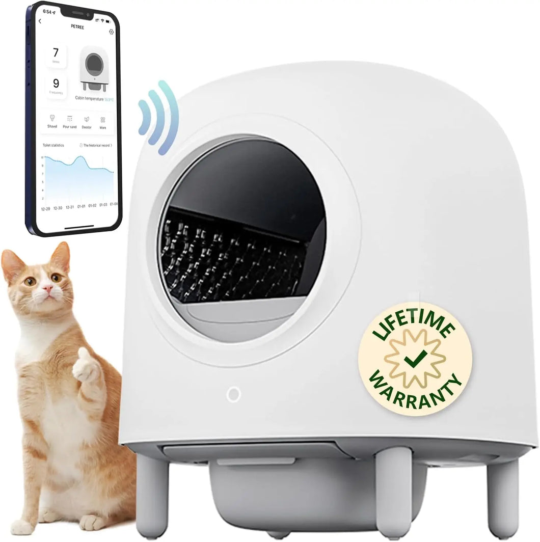 Automatic Cat Litter Box with APP Control - Self Cleaning, Advanced Model for Cat Owners