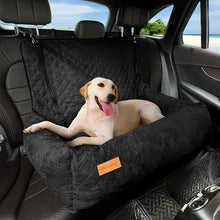 Load image into Gallery viewer, Safe and Comfortable Dog Car Seat Bed for Small to Mid Dogs, Adjustable Straps