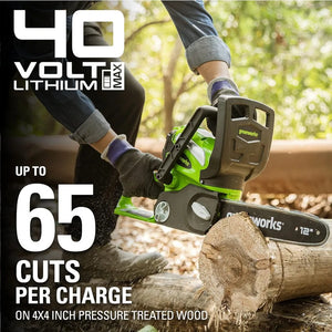 12-Inch 40V Electric Saw with 2.0Ah Battery and Charger