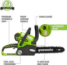 Load image into Gallery viewer, 12-Inch 40V Electric Saw with 2.0Ah Battery and Charger