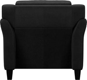 "Modern Black Solutions Armchair - 35.4" W x 32.0" D x 32.7" H