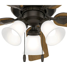 Load image into Gallery viewer, New 44 Inch Bronze Ceiling Fan with LED Lights &amp; Pull Chain