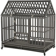 Load image into Gallery viewer, 48&quot; Heavy Duty Dog Crate/Kennel - Large Dogs, Indoor/Outdoor, Double Doors