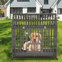 Load image into Gallery viewer, 48&quot; Heavy Duty Dog Crate/Kennel - Large Dogs, Indoor/Outdoor, Double Doors