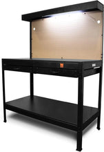 Load image into Gallery viewer, 48-Inch Workbench with Power Outlets &amp; Light - Computer Table, Office Desk, Corner