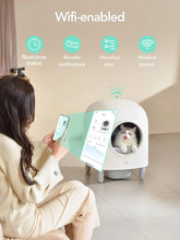 Load image into Gallery viewer, Automatic Cat Litter Box with APP Control - Self Cleaning, Advanced Model for Cat Owners