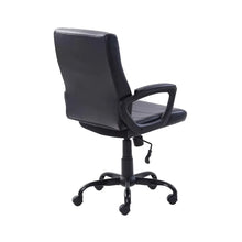 Load image into Gallery viewer, Bonded Leather Mid-Back Manager&#39;s Office Chair, Black