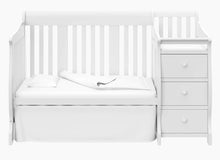 Load image into Gallery viewer, Convertible Crib and Changer (White) | 5-in-1, Converts to Toddler Bed