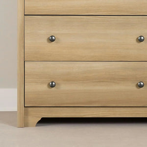 Natural Ash Bedroom Furniture 6-Drawer Double Dresser