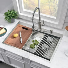 Load image into Gallery viewer, Stainless Steel Drop In Kitchen Sink, 33x19 Inch Drop-In Kitchen Sink, 33&quot; Wide