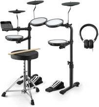 Load image into Gallery viewer, Electric Drum Set Donner DED-70: Quiet Mesh Pads, Portable, Type-C Charging