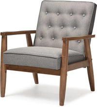 Load image into Gallery viewer, Grey BBT8013 Armchairs, 27.11 x 29.45 x 32.96, Elegant &amp; Comfortable Seating