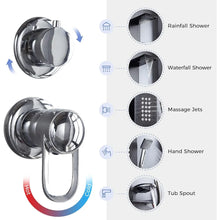 Load image into Gallery viewer, Multi-Function Shower Panel Tower - Stainless Steel Rainfall Waterfall System