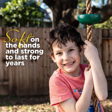 Load image into Gallery viewer, Outdoor Kids Climbing Rope Swing with Disc Seat &amp; Platforms - Adventure Fun!